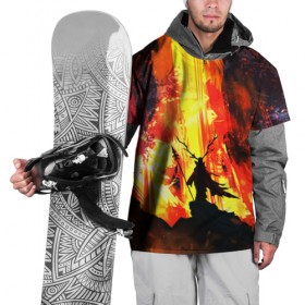 Накидка на куртку 3D с принтом Колдун в Новосибирске, 100% полиэстер |  | Тематика изображения на принте: волшебник | вулкан | горы | камни | копьё | лава | огонь | пламя | рога | фантастика | шаман