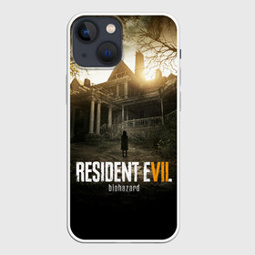 Чехол для iPhone 13 mini с принтом Resident Evil в Новосибирске,  |  | Тематика изображения на принте: horror | jovovich | milla | zombie | вирус | зло | зомби | йовович | милла | обитель | ужас