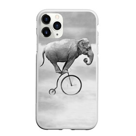 Чехол для iPhone 11 Pro матовый с принтом Hipster Bike в Новосибирске, Силикон |  | elephant | hipster | индия | йога | слон | хипстер