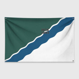 Флаг-баннер с принтом Новосибирск в Новосибирске, 100% полиэстер | размер 67 х 109 см, плотность ткани — 95 г/м2; по краям флага есть четыре люверса для крепления | новосиб | новосибирск | нск | сиб