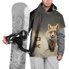 Накидка на куртку 3D с принтом Рыжий лис (fox) в Новосибирске, 100% полиэстер |  | fox | животное | зверь | красивая | лес | лис | лиса | лисенок | лисица | лисичка | мех | патрикеевна | песец | плутовка | прикольная | природа | рыжая | рыжий цвет | сказка | хвост | хитрая | хищник