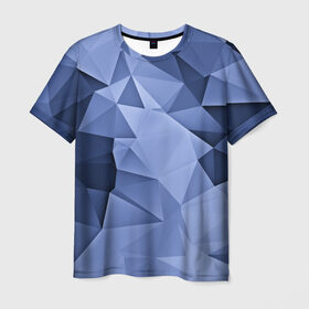 Мужская футболка 3D с принтом Geometry contrast в Новосибирске, 100% полиэфир | прямой крой, круглый вырез горловины, длина до линии бедер | 