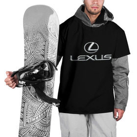 Накидка на куртку 3D с принтом lexus в Новосибирске, 100% полиэстер |  | brand | car | japan | lexus | logo | toyota motor | автомобиль | лексус | логотип | марка | япония
