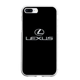 Чехол для iPhone 7Plus/8 Plus матовый с принтом lexus в Новосибирске, Силикон | Область печати: задняя сторона чехла, без боковых панелей | brand | car | japan | lexus | logo | toyota motor | автомобиль | лексус | логотип | марка | япония
