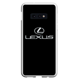 Чехол для Samsung S10E с принтом lexus в Новосибирске, Силикон | Область печати: задняя сторона чехла, без боковых панелей | brand | car | japan | lexus | logo | toyota motor | автомобиль | лексус | логотип | марка | япония