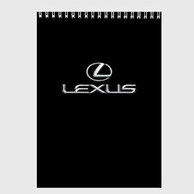 Скетчбук с принтом lexus в Новосибирске, 100% бумага
 | 48 листов, плотность листов — 100 г/м2, плотность картонной обложки — 250 г/м2. Листы скреплены сверху удобной пружинной спиралью | brand | car | japan | lexus | logo | toyota motor | автомобиль | лексус | логотип | марка | япония