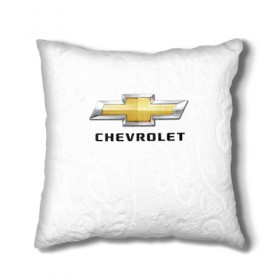 Подушка 3D с принтом Chevrolet в Новосибирске, наволочка – 100% полиэстер, наполнитель – холлофайбер (легкий наполнитель, не вызывает аллергию). | состоит из подушки и наволочки. Наволочка на молнии, легко снимается для стирки | brand | car | chevrolet | logo | usa | автомобиль | логотип | марка | сша | шевроле