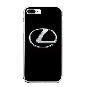 Чехол для iPhone 7Plus/8 Plus матовый с принтом Lexus в Новосибирске, Силикон | Область печати: задняя сторона чехла, без боковых панелей | brand | car | japan | lexus | logo | toyota motor | автомобиль | лексус | логотип | марка | япония