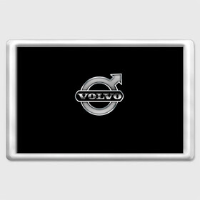 Магнит 45*70 с принтом Volvo в Новосибирске, Пластик | Размер: 78*52 мм; Размер печати: 70*45 | brand | car | logo | sweden | volvo | автомобиль | вольво | логотип | марка | швеция