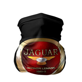 Бандана-труба 3D с принтом Jaguar в Новосибирске, 100% полиэстер, ткань с особыми свойствами — Activecool | плотность 150‒180 г/м2; хорошо тянется, но сохраняет форму | brand | car | jaguar | logo | автомобиль | британия | логотип | марка
