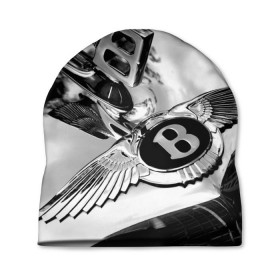 Шапка 3D с принтом Bentley в Новосибирске, 100% полиэстер | универсальный размер, печать по всей поверхности изделия | Тематика изображения на принте: bentley | brand | britain | car | elite | expensive | limited | logo | mtorz | автомобиль | британия | бэнтли | дорогой | лимитед | логотип | марка | мторз | элитный