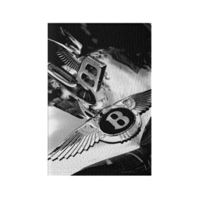 Обложка для паспорта матовая кожа с принтом Bentley в Новосибирске, натуральная матовая кожа | размер 19,3 х 13,7 см; прозрачные пластиковые крепления | bentley | brand | britain | car | elite | expensive | limited | logo | mtorz | автомобиль | британия | бэнтли | дорогой | лимитед | логотип | марка | мторз | элитный