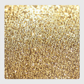 Магнитный плакат 3Х3 с принтом Золото в Новосибирске, Полимерный материал с магнитным слоем | 9 деталей размером 9*9 см | пайетки | текстура | чешуя