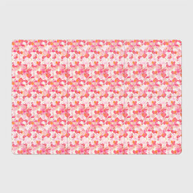 Магнитный плакат 3Х2 с принтом Розовый фламинго в Новосибирске, Полимерный материал с магнитным слоем | 6 деталей размером 9*9 см | Тематика изображения на принте: камуфляж | паттерн | птицы | розовый