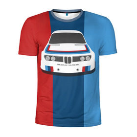 Мужская футболка 3D спортивная с принтом Colors в Новосибирске, 100% полиэстер с улучшенными характеристиками | приталенный силуэт, круглая горловина, широкие плечи, сужается к линии бедра | auto | bmw | авто | бмв | машина