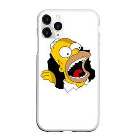 Чехол для iPhone 11 Pro матовый с принтом The Simpsons в Новосибирске, Силикон |  | гомер | крик | симпсоны | спрингфилд