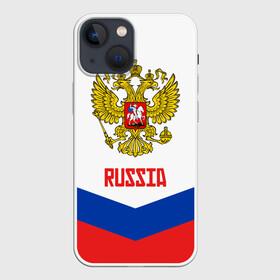 Чехол для iPhone 13 mini с принтом RUSSIA HOCKEY в Новосибирске,  |  | 2015 | 2016 | 2017 | hockey | hokey | ru | russia | russian | team | герб | россии | россия | ру | сборная | состав | хоккей | чм | чм2017