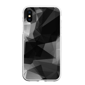 Чехол для iPhone XS Max матовый с принтом Camo - Black & White (Чёрно-белый камуфляж) в Новосибирске, Силикон | Область печати: задняя сторона чехла, без боковых панелей | Тематика изображения на принте: 0x000000123 | camo | камуфляж | чёрно белый