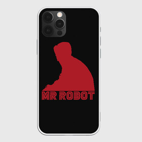 Чехол для iPhone 12 Pro с принтом Mr Robot в Новосибирске, силикон | область печати: задняя сторона чехла, без боковых панелей | Тематика изображения на принте: mister | robot | мистер робот