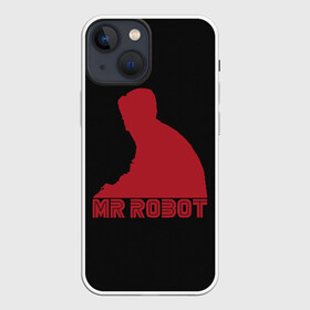 Чехол для iPhone 13 mini с принтом Mr Robot в Новосибирске,  |  | Тематика изображения на принте: mister | robot | мистер робот