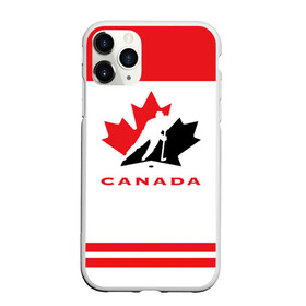 Чехол для iPhone 11 Pro Max матовый с принтом TEAM CANADA в Новосибирске, Силикон |  | Тематика изображения на принте: 2017 | canada | team | teamcanada | канада | мира | россия | хоккей | чемпионат | чм2017