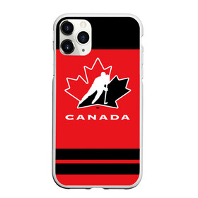 Чехол для iPhone 11 Pro матовый с принтом TEAM CANADA в Новосибирске, Силикон |  | Тематика изображения на принте: 2017 | canada | hochey | team | teamcanada | канада | мира | россия | хоккей | чемпионат | чм2017