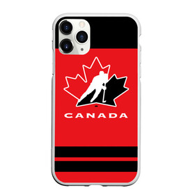 Чехол для iPhone 11 Pro Max матовый с принтом TEAM CANADA в Новосибирске, Силикон |  | 2017 | canada | hochey | team | teamcanada | канада | мира | россия | хоккей | чемпионат | чм2017