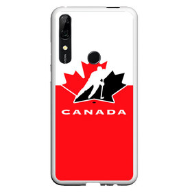 Чехол для Honor P Smart Z с принтом TEAM CANADA в Новосибирске, Силикон | Область печати: задняя сторона чехла, без боковых панелей | 2017 | canada | hochey | team | teamcanada | канада | мира | россия | хоккей | чемпионат | чм2017