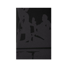 Обложка для паспорта матовая кожа с принтом Нижний Новгород. Памятник в Новосибирске, натуральная матовая кожа | размер 19,3 х 13,7 см; прозрачные пластиковые крепления | Тематика изображения на принте: город | минин | нижний | нижний новгрод | ннов | пожарский
