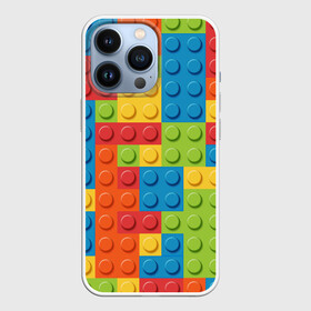 Чехол для iPhone 13 Pro с принтом Лего в Новосибирске,  |  | lego | tetris | детальки | лего | разноцветные