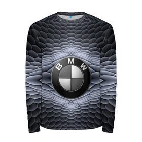 Мужской лонгслив 3D с принтом BMW шестигранный фон в Новосибирске, 100% полиэстер | длинные рукава, круглый вырез горловины, полуприлегающий силуэт | bmw | авто | автомобиль | блатная | бмв | бумер | бэха | геометрия | иномарка | концерн | красивая | марка немецкая | машина | прикольная | пузыри | расцветка | солдат | тачила | форм | шестигранники