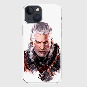 Чехол для iPhone 13 mini с принтом Геральт в Новосибирске,  |  | gwent | witcher | ведьмак | гвинт | геральт