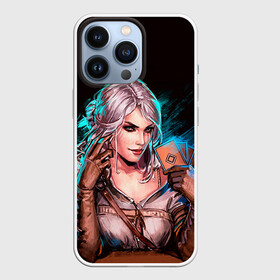 Чехол для iPhone 13 Pro с принтом Цири 1 в Новосибирске,  |  | gwent | witcher | ведьмак | гвинт | геральт | цири