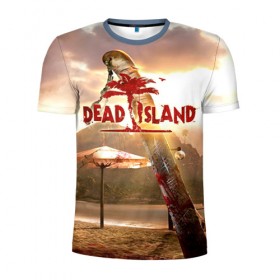 Мужская футболка 3D спортивная с принтом Dead island 6 в Новосибирске, 100% полиэстер с улучшенными характеристиками | приталенный силуэт, круглая горловина, широкие плечи, сужается к линии бедра | Тематика изображения на принте: 
