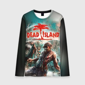 Мужской лонгслив 3D с принтом Dead island 8 в Новосибирске, 100% полиэстер | длинные рукава, круглый вырез горловины, полуприлегающий силуэт | Тематика изображения на принте: dead | island | repticide | zombie | дэд айлэнд | зомби | мозги