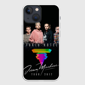 Чехол для iPhone 13 mini с принтом Tokio Hotel в Новосибирске,  |  | 2017 | dream machine | tokio hotel | билл каулитц | георг листинг | густав шефер | токийский отель | том каулиц