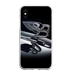 Чехол для iPhone XS Max матовый с принтом Bentley в Новосибирске, Силикон | Область печати: задняя сторона чехла, без боковых панелей | Тематика изображения на принте: bentley | brand | britain | car | elite | expensive | limited | logo | mtorz | автомобиль | британия | бэнтли | дорогой | лимитед | логотип | марка | мторз | элитный