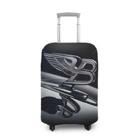 Чехол для чемодана 3D с принтом Bentley в Новосибирске, 86% полиэфир, 14% спандекс | двустороннее нанесение принта, прорези для ручек и колес | bentley | brand | britain | car | elite | expensive | limited | logo | mtorz | автомобиль | британия | бэнтли | дорогой | лимитед | логотип | марка | мторз | элитный