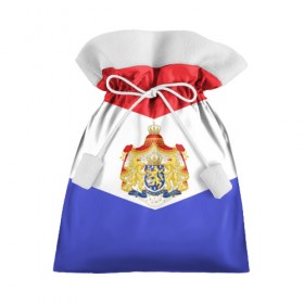 Подарочный 3D мешок с принтом Флаг и герб Голландии в Новосибирске, 100% полиэстер | Размер: 29*39 см | Тематика изображения на принте: амстердам | голландия | европа