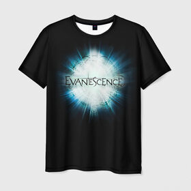 Мужская футболка 3D с принтом Evanescence 7 в Новосибирске, 100% полиэфир | прямой крой, круглый вырез горловины, длина до линии бедер | evanescence | fallen | the open door | джен маджура | иванесенс | тим маккорд | трой маклоухорн | уилл хант | эванесенс | эми ли
