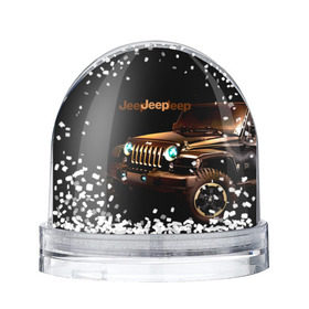 Снежный шар с принтом Jeep в Новосибирске, Пластик | Изображение внутри шара печатается на глянцевой фотобумаге с двух сторон | brand | car | chrysler | jeep | logo | usa | автомобиль | джип | крайслер | логотип | марка | сша