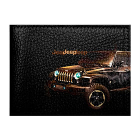 Обложка для студенческого билета с принтом Jeep в Новосибирске, натуральная кожа | Размер: 11*8 см; Печать на всей внешней стороне | brand | car | chrysler | jeep | logo | usa | автомобиль | джип | крайслер | логотип | марка | сша