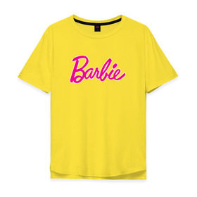 Мужская футболка хлопок Oversize с принтом Барби 3 в Новосибирске, 100% хлопок | свободный крой, круглый ворот, “спинка” длиннее передней части | Тематика изображения на принте: barbie | барби | девочка | девушка | кукла