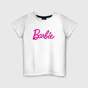 Детская футболка хлопок с принтом Барби 3 в Новосибирске, 100% хлопок | круглый вырез горловины, полуприлегающий силуэт, длина до линии бедер | barbie | барби | девочка | девушка | кукла