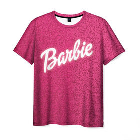Мужская футболка 3D с принтом Барби 7 в Новосибирске, 100% полиэфир | прямой крой, круглый вырез горловины, длина до линии бедер | barbie | барби | девочка | девушка | кукла