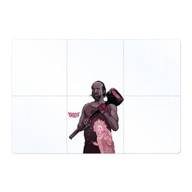 Магнитный плакат 3Х2 с принтом ЧерноБог в Новосибирске, Полимерный материал с магнитным слоем | 6 деталей размером 9*9 см | Тематика изображения на принте: американские боги | бог зла | молот | чернобог