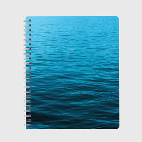 Тетрадь с принтом Море в Новосибирске, 100% бумага | 48 листов, плотность листов — 60 г/м2, плотность картонной обложки — 250 г/м2. Листы скреплены сбоку удобной пружинной спиралью. Уголки страниц и обложки скругленные. Цвет линий — светло-серый
 | sea | вода | волны | глубина | дайвинг | лето | океан | отдых | отпуск | пляж | солнце