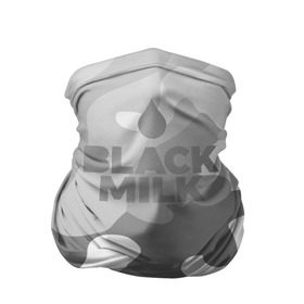 Бандана-труба 3D с принтом Black Milk Серый Камуфляж в Новосибирске, 100% полиэстер, ткань с особыми свойствами — Activecool | плотность 150‒180 г/м2; хорошо тянется, но сохраняет форму | black milk | camo | camouflage | gray | pattern | камо | кмуфляж | серый | узор | черное молоко