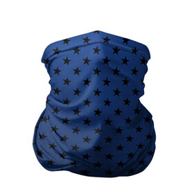 Бандана-труба 3D с принтом Black Milk Blue Stars в Новосибирске, 100% полиэстер, ткань с особыми свойствами — Activecool | плотность 150‒180 г/м2; хорошо тянется, но сохраняет форму | Тематика изображения на принте: blue | star | stars | звёздная | звезды | синие звезды