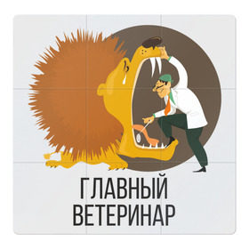 Магнитный плакат 3Х3 с принтом Ветеринар в Новосибирске, Полимерный материал с магнитным слоем | 9 деталей размером 9*9 см | Тематика изображения на принте: 